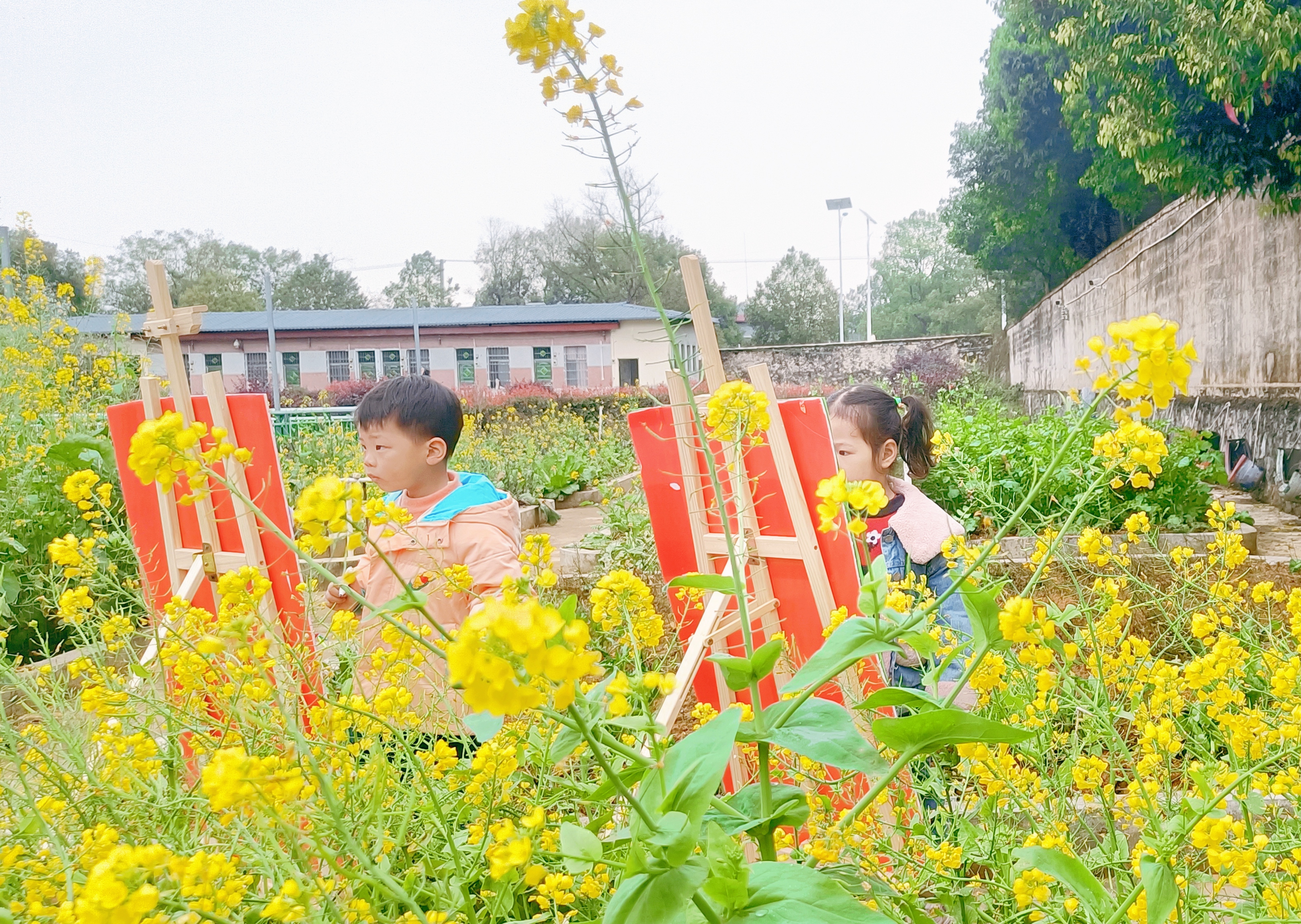 户外写生风景图片